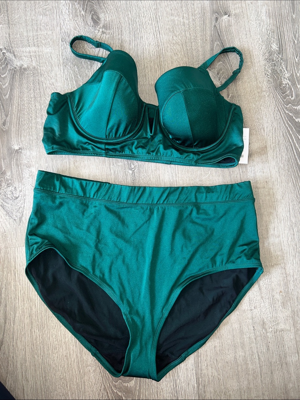 Size 40DD & 22 Cacique swim balconette bikini set